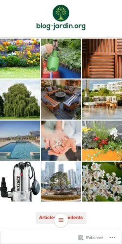 Anteprima del sito Blog Jardin, media di Francia per articoli sponsorizzati
