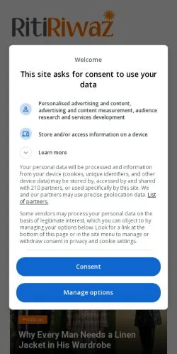 Anteprima del sito RitiRiwaz, media di Stati Uniti per articoli sponsorizzati