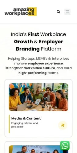 Anteprima del sito Amazing Workplaces, media di Stati Uniti per articoli sponsorizzati
