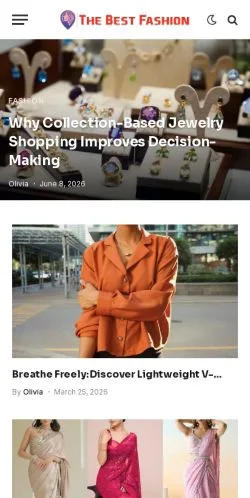 Anteprima del sito The Best Fashion Blog, media di Stati Uniti per articoli sponsorizzati