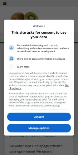 スポンサード記事向けのドイツメディア、eKiwi.deのサイトプレビュー