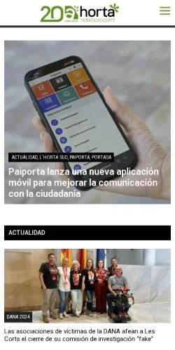 Anteprima del sito Hortanoticias, media di Spagna per articoli sponsorizzati