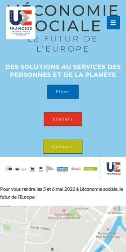 Anteprima del sito Économie Sociale Futur, media di Francia per articoli sponsorizzati