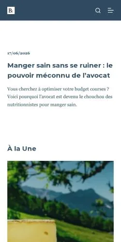 Anteprima del sito Bernieshoot, media di Francia per articoli sponsorizzati