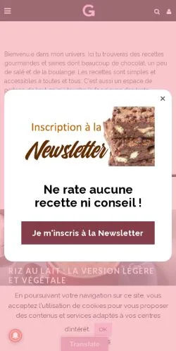Anteprima del sito La Ligne Gourmande, media di Francia per articoli sponsorizzati