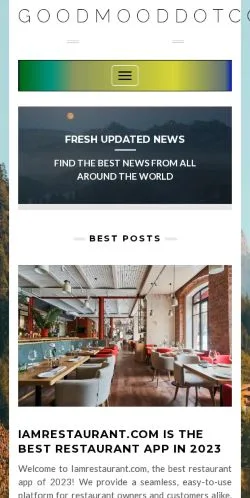 Pré-visualização do site GoodMoodDotCom.Com, meio de Estados Unidos para artigos patrocinados