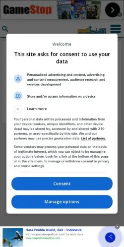 Voorbeeld van de site الاقباط اليوم, medium uit Saoedi-Arabië voor gesponsorde artikelen
