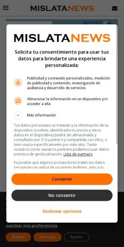 Podgląd witryny Mislata News, medium z kraju Hiszpania do artykułów sponsorowanych