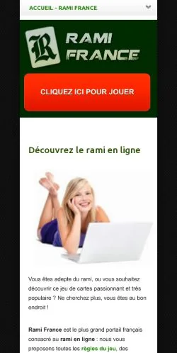 Preview of the Rami France website, a media outlet in France for sponsored articles