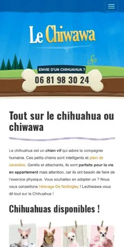 Anteprima del sito Le Chiwawa, media di Francia per articoli sponsorizzati
