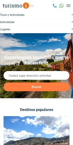Anteprima del sito Turismoi, media di Spagna per articoli sponsorizzati