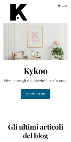 Podgląd witryny Kykoo, medium z kraju Włochy do artykułów sponsorowanych