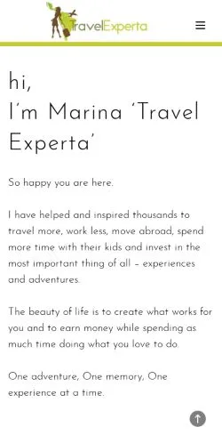 스폰서 기사용 미국 매체 TravelExperta 사이트 미리보기