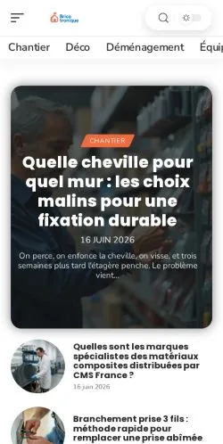 Anteprima del sito Bricotronique, media di Francia per articoli sponsorizzati