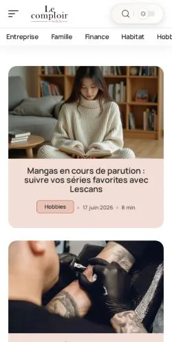Anteprima del sito Le Comptoir Web, media di Francia per articoli sponsorizzati