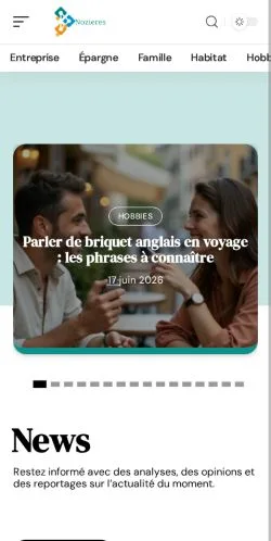Anteprima del sito Nozieres, media di Francia per articoli sponsorizzati