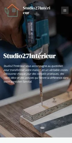 Podgląd witryny Studio27Intérieur, medium z kraju Francja do artykułów sponsorowanych