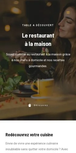 スポンサード記事向けのフランスメディア、Table À Découvertのサイトプレビュー
