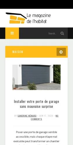 Anteprima del sito Co-Habitat, media di Francia per articoli sponsorizzati