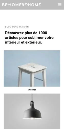 Anteprima del sito Blog Deco Maison, media di Francia per articoli sponsorizzati