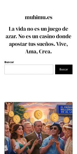 Anteprima del sito MuhiMu, media di Spagna per articoli sponsorizzati