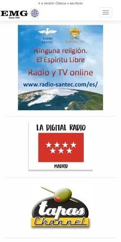 스폰서 기사용 스페인 매체 Euro Mundo Global 사이트 미리보기