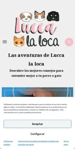 Anteprima del sito Lucca la loca, media di Spagna per articoli sponsorizzati
