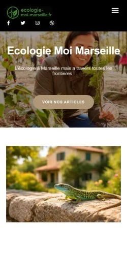 Podgląd witryny Ecologie moi Marseille, medium z kraju Francja do artykułów sponsorowanych