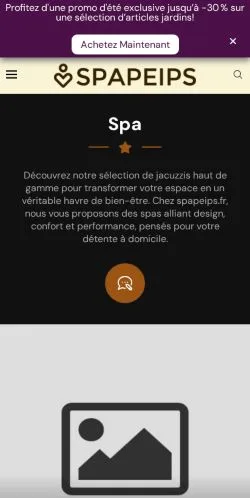 Voorbeeld van de site Spapeips, medium uit Frankrijk voor gesponsorde artikelen