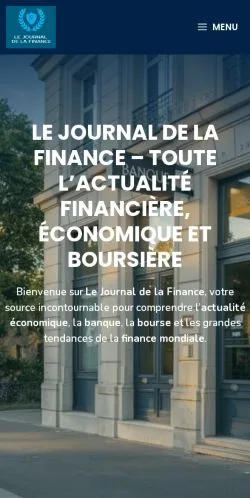 Anteprima del sito Le Journal De La Finance, media di Francia per articoli sponsorizzati