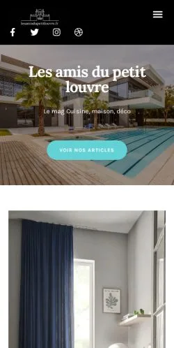 Vista previa del sitio Les amis du petit louvre, medio de Francia para artículos patrocinados