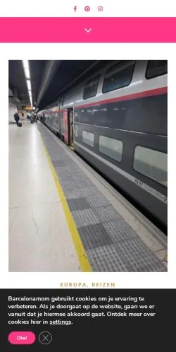 Vorschau der Website Barcelonamom, Medium aus Vereinigte Staaten für gesponserte Artikel