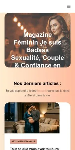 Anteprima del sito Je Suis Badass, media di Francia per articoli sponsorizzati