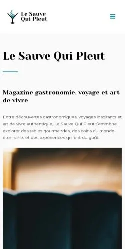Anteprima del sito Le Sauve Qui Pleut, media di Francia per articoli sponsorizzati