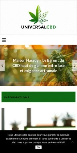 Forhåndsvisning af Universal CBD, medie fra Frankrig til sponsorerede artikler