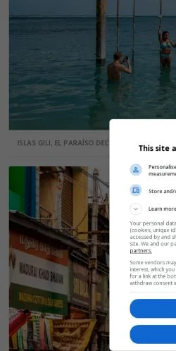 スポンサード記事向けのスペインメディア、TravelPhoto Magazineのサイトプレビュー