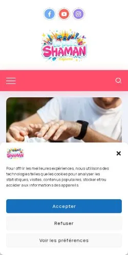 Vista previa del sitio Le Petit Shaman, medio de Francia para artículos patrocinados