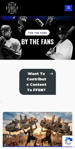 スポンサード記事向けのアメリカ合衆国メディア、Fans First Sportsのサイトプレビュー