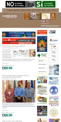 Anteprima del sito Inicio, media di Spagna per articoli sponsorizzati