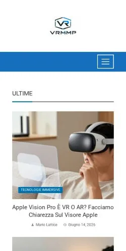 Anteprima del sito VRMMP, media di Italia per articoli sponsorizzati