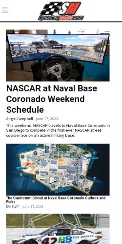 Anteprima del sito Speedway Media, media di Stati Uniti per articoli sponsorizzati