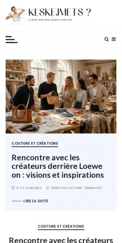 Anteprima del sito Keskejmets, media di Francia per articoli sponsorizzati