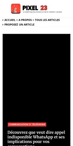 Forhåndsvisning av nettstedet Pixel 23, medium fra Frankrike for sponsede artikler