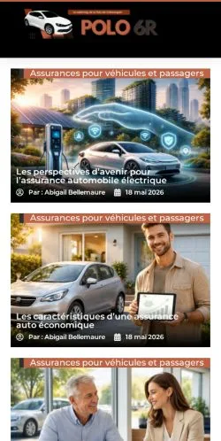 Anteprima del sito Polo6R Webmag, media di Francia per articoli sponsorizzati