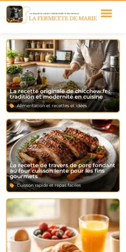 Anteprima del sito La Fermette De Marie, media di Francia per articoli sponsorizzati