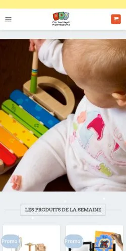 Anteprima del sito École Montessori à la Maison, media di Francia per articoli sponsorizzati