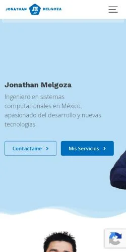 Sponsorlu makaleler için Meksika medyası Jonathan Melgoza sitesinin önizlemesi
