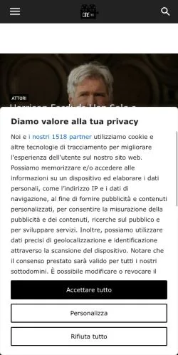 Anteprima del sito Cinemagazine, media di Stati Uniti per articoli sponsorizzati