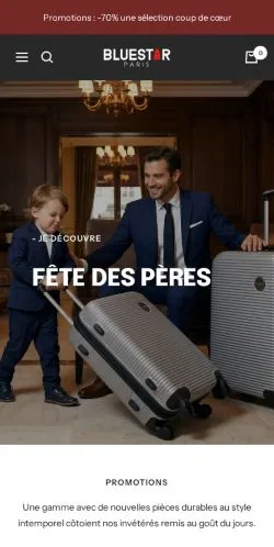 Podgląd witryny Bluestar Paris, medium z kraju Francja do artykułów sponsorowanych
