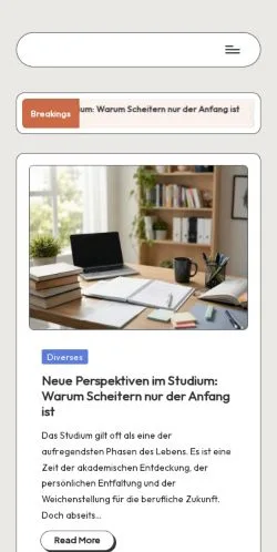 Förhandsvisning av webbplatsen Zweite Chance Blog, medium i Tyskland för sponsrade artiklar